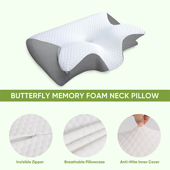 Butterfly Memory Foam Nek kussen
