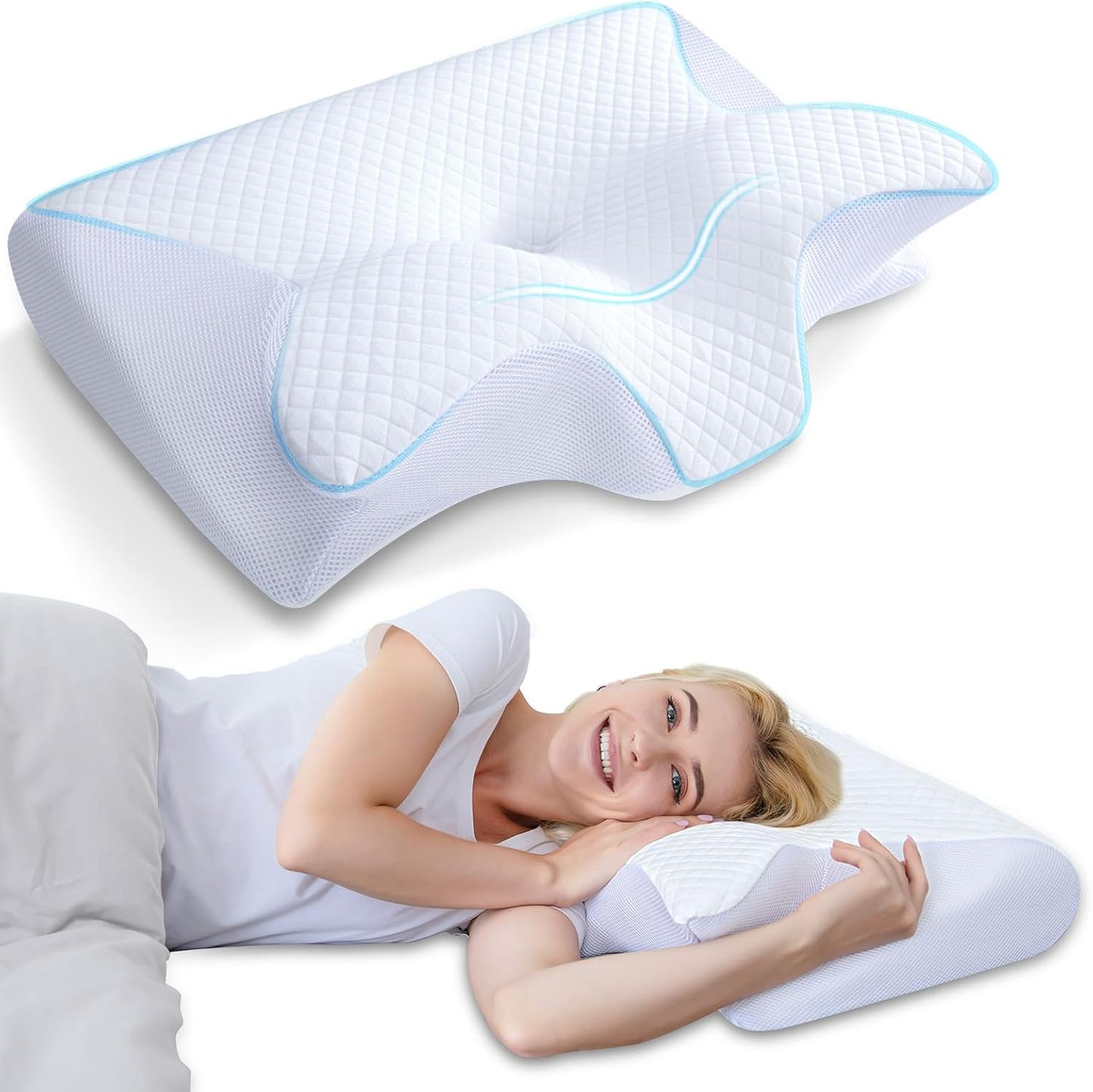 Butterfly Memory Foam Nek kussen